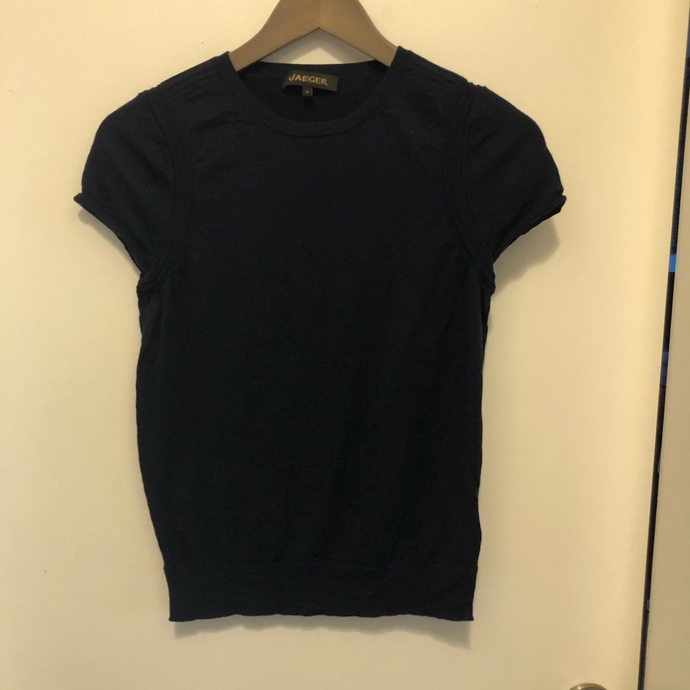 Jaeger Navy T-shirt Sweater